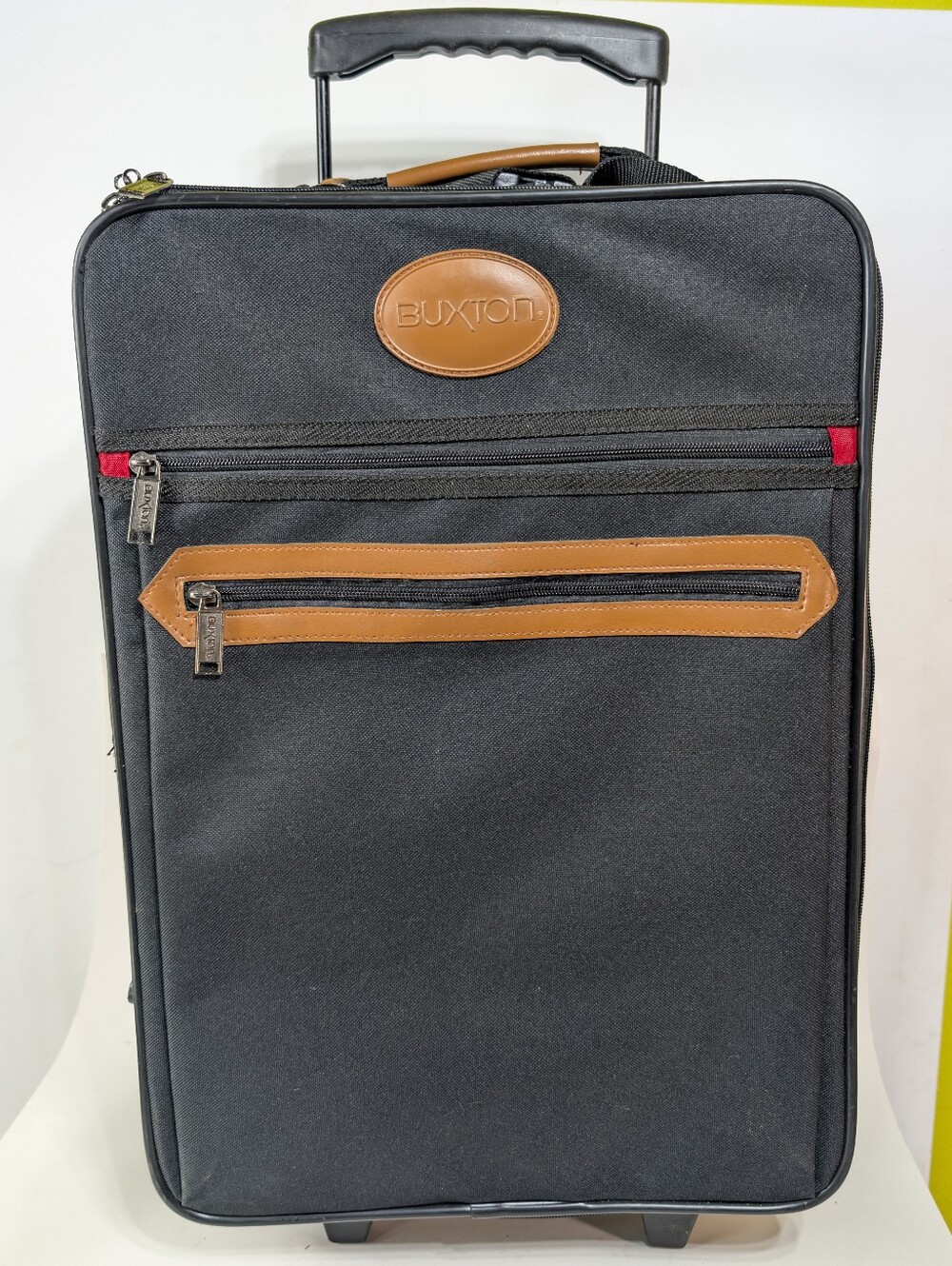 Buxton Leather Goods 22” Roll-aboard Pilots Luggage Carry-on Baggage